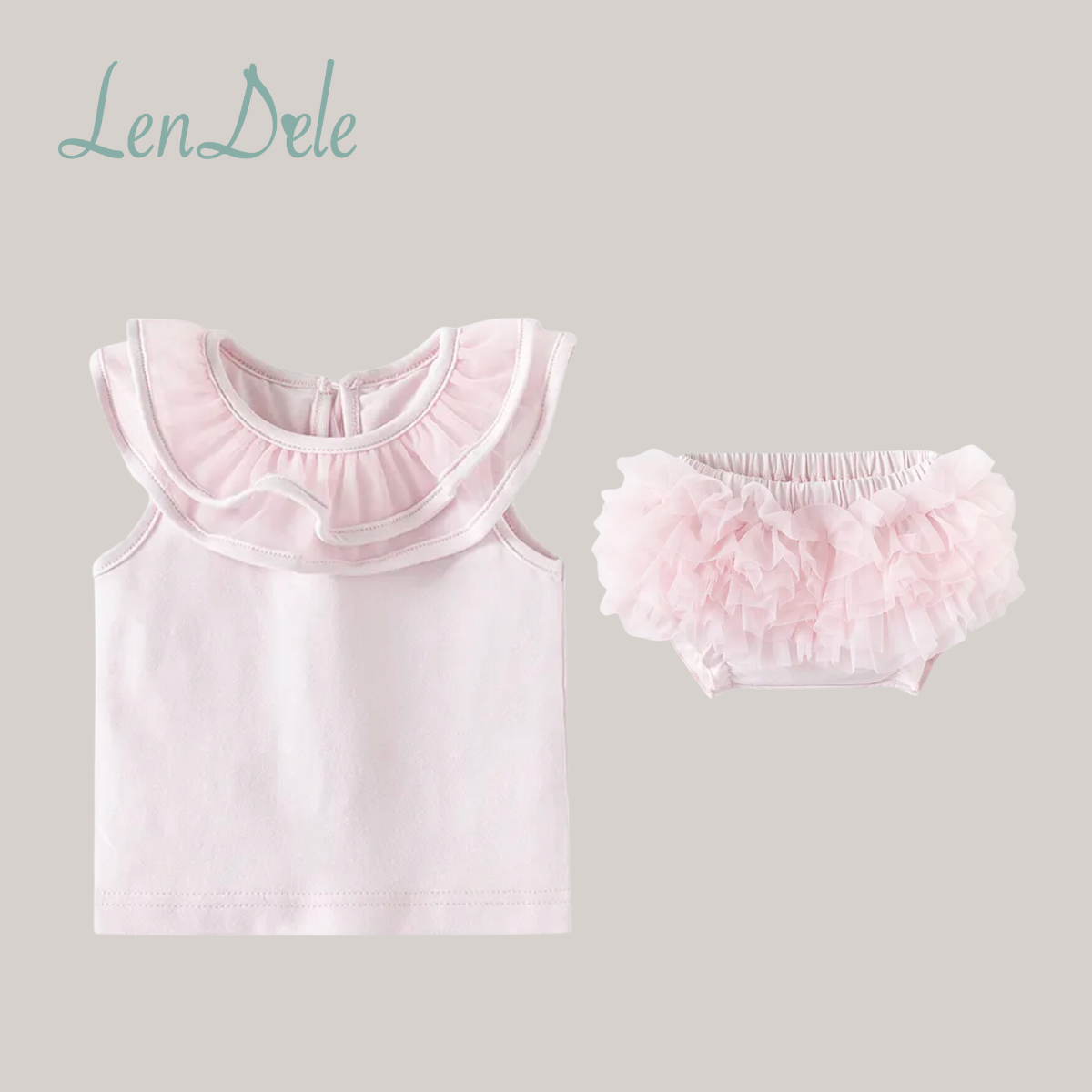 AVRIL Cotton Top & Bloomer Set