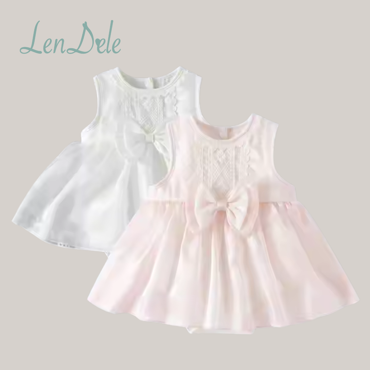 HELEN Sleeveless Baptismal and Reception Party Dress