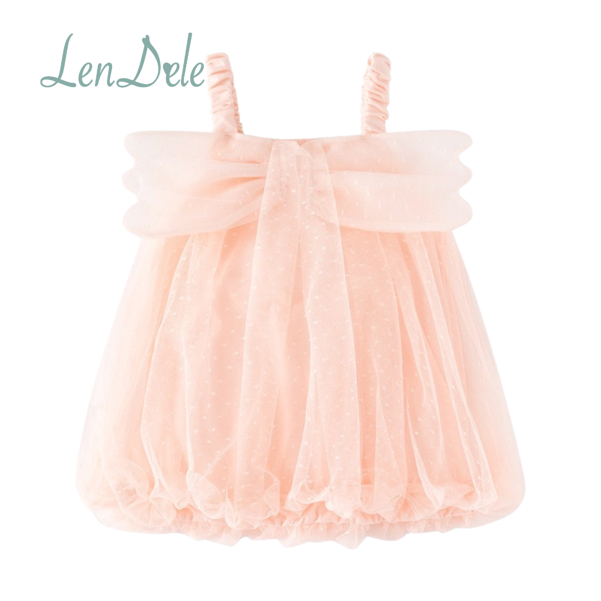Aurelia Cotton & Soft Tulle Dress