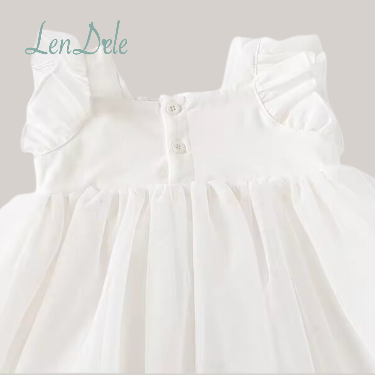 DEBORAH Baptismal White Dress