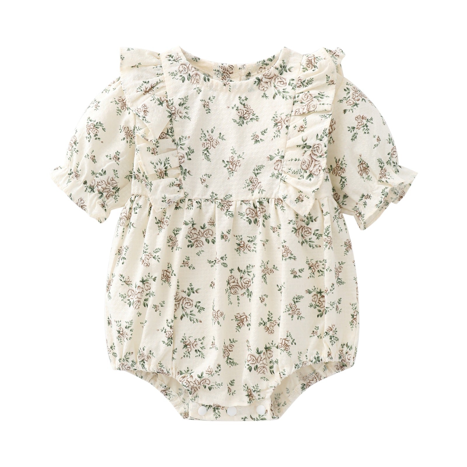 BLOSSOM Floral Romper with Headband