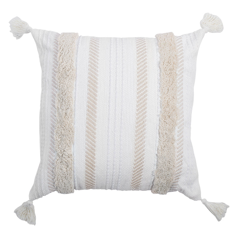 CC2 - Premium Quality Cotton Woven Shabby Chic Boho Throw Pillow Cushion Covers 45x45 CM