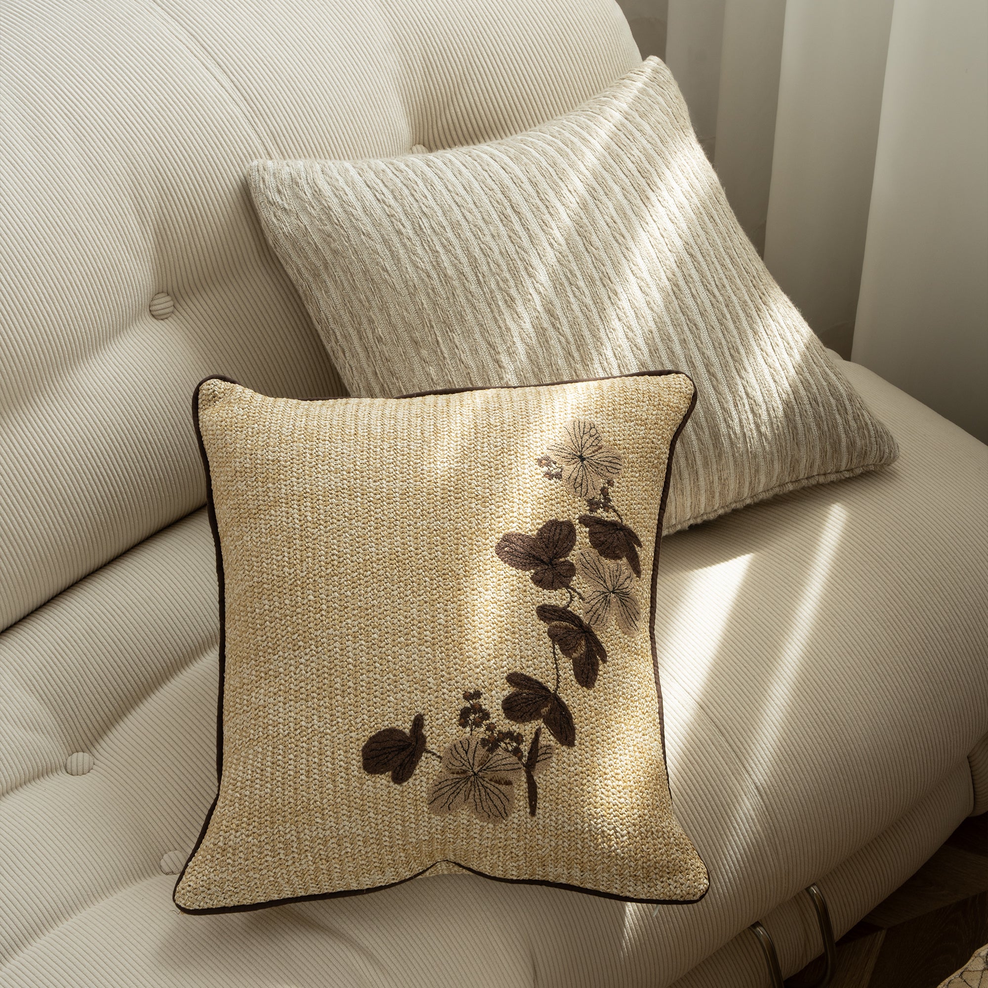 CC7 - Premium Quality Decorative Embroidered Throw Pillow Cushion Covers 45x45 CM