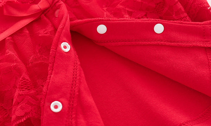 Laina Cardigan, Pants & Cap Set in Red